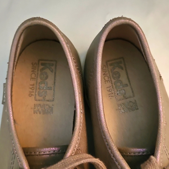 Keds Triple Kick Neon Metallic Lace Up Platform Sneaker SZ 7.5US - Picture 4 of 9